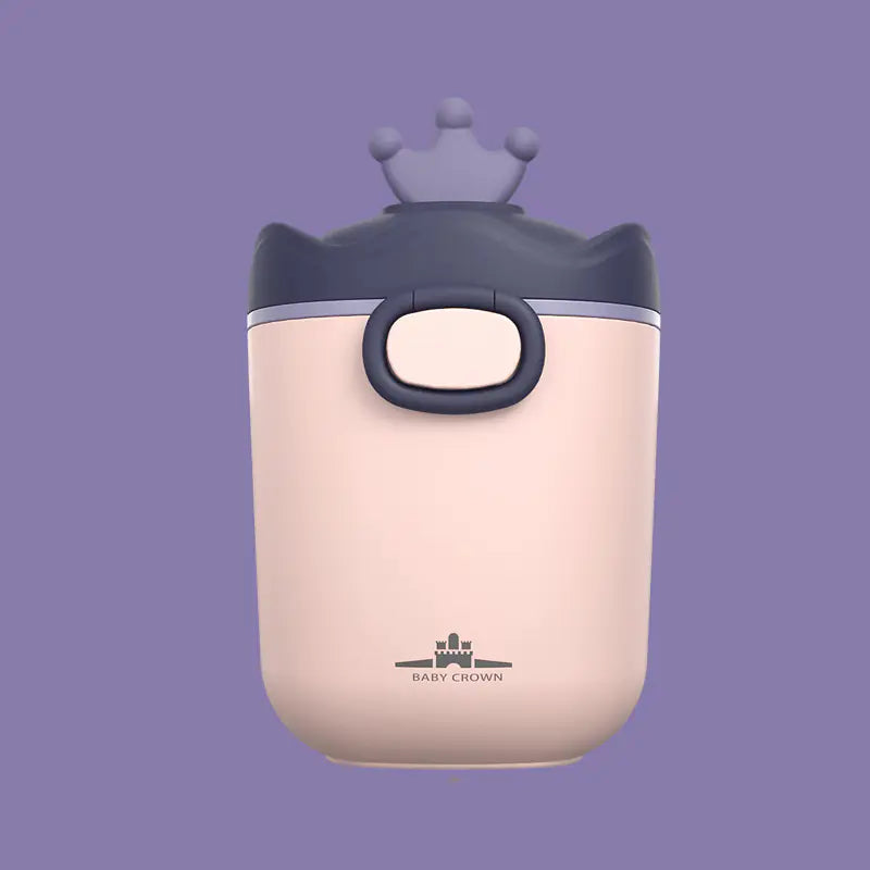 Portable Large Capacity Crown Milk Powder Container