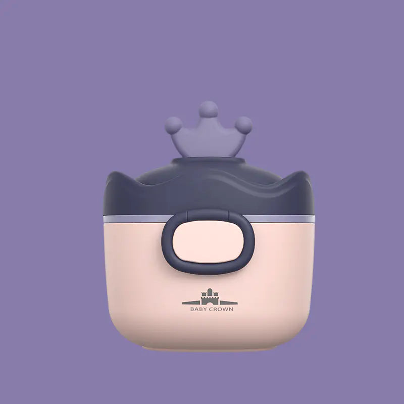 Portable Large Capacity Crown Milk Powder Container